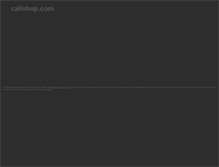 Tablet Screenshot of callshop.com
